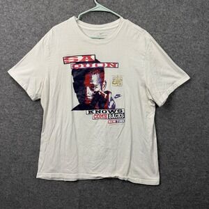 Nike Mens Saquon Barkley Saquon Knows Comebacks Graphic T-Shirt White XL
